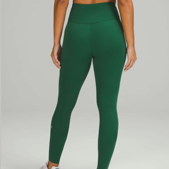 Lululemon Base Pace High-Rise Running Tight 28" *Brushed NuluxEverglade Green - Picture 2 of 9